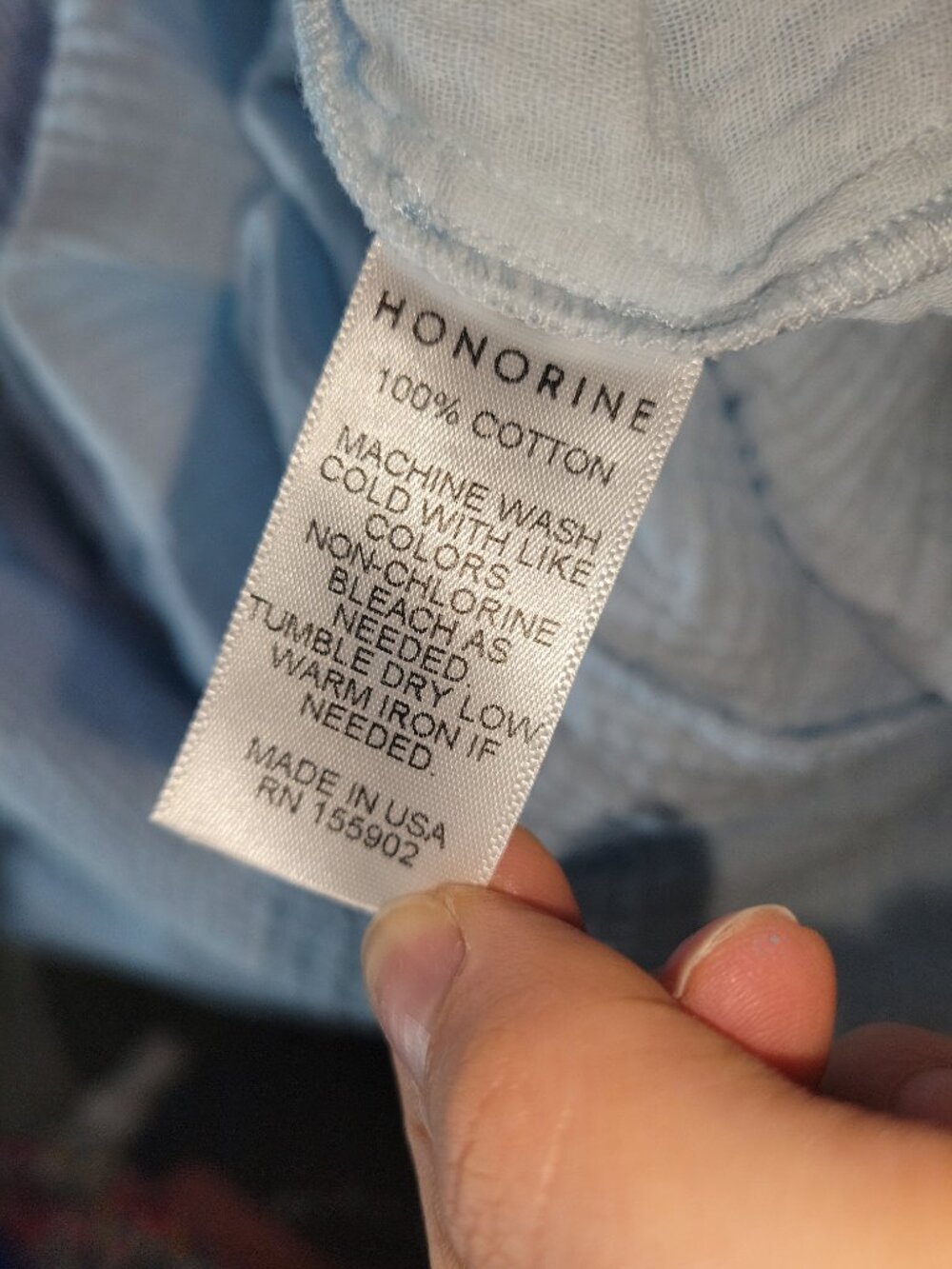 Honorine Light Baby Blue Tiered Neck Straps Maxi Dress Women's Size XS (Fits M!) - Picture 12 of 12